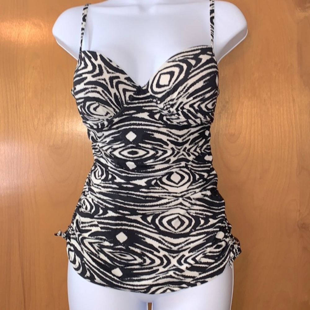 “Love you” Assets tankini top by Sara Blakey Spanx